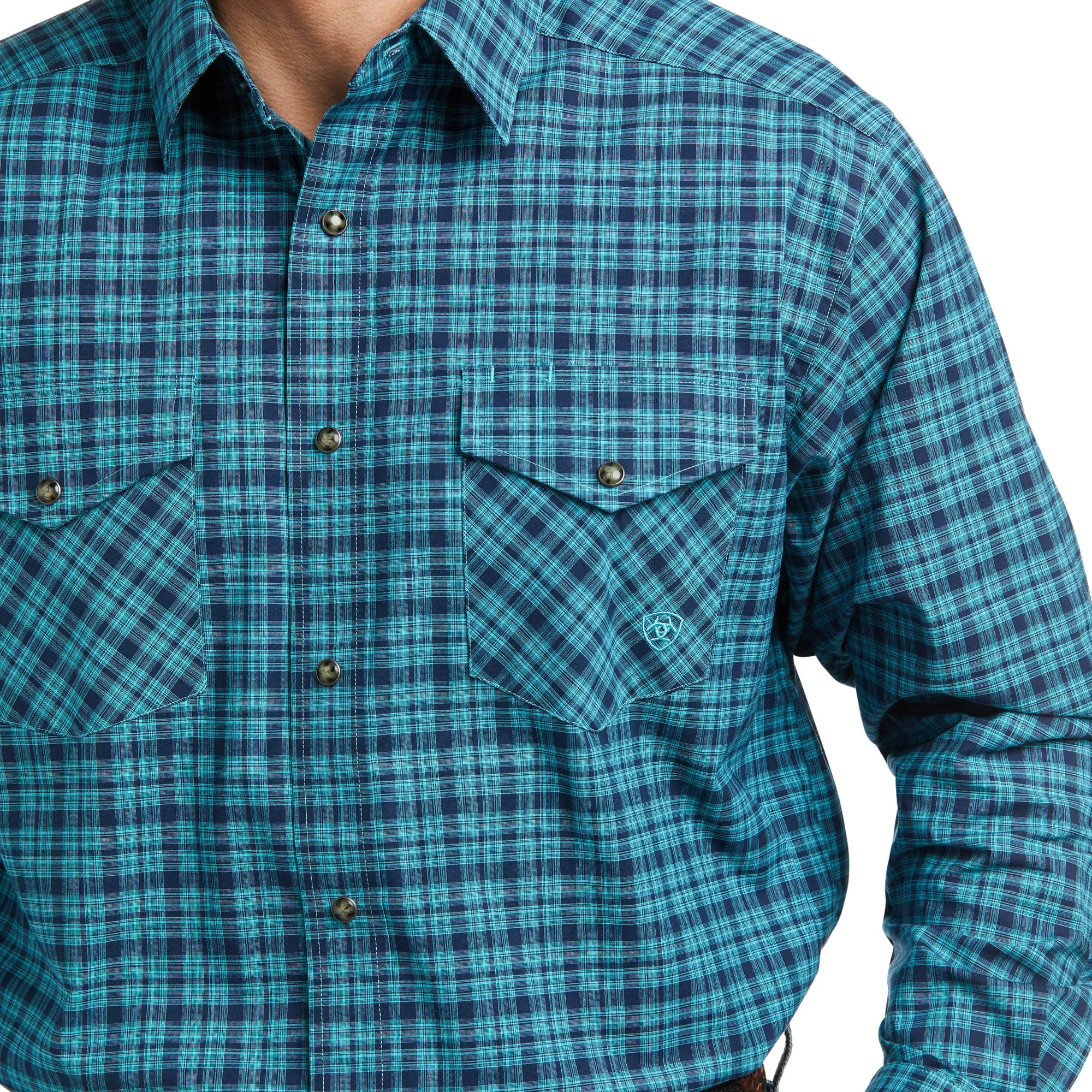 Ariat | Men's Purcell Stretch | Classic Fit Western Shirt | Oceanic Glow LAST ONE!
