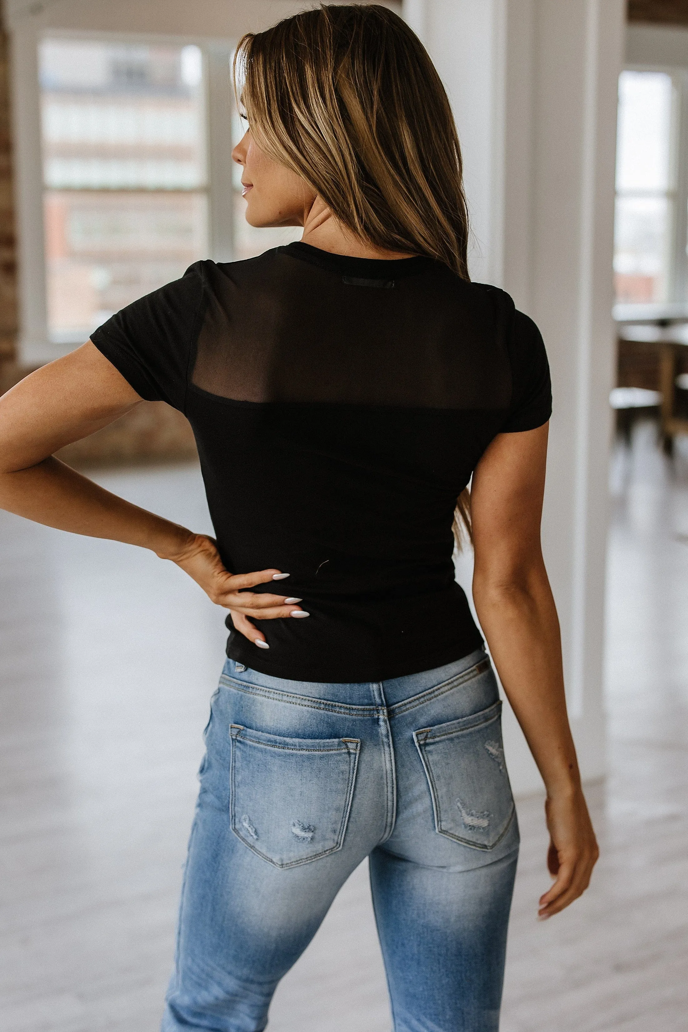 Brittany Mesh Top