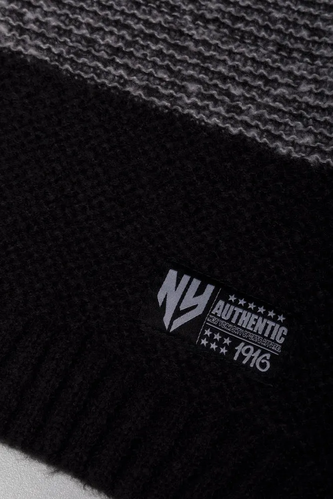 Crew Neck Jersey Green, Black And Grey