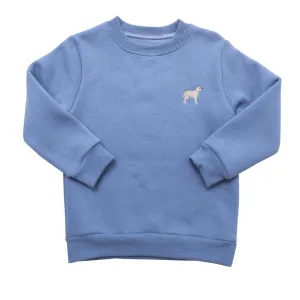 Dog Embroidered Sweatshirt