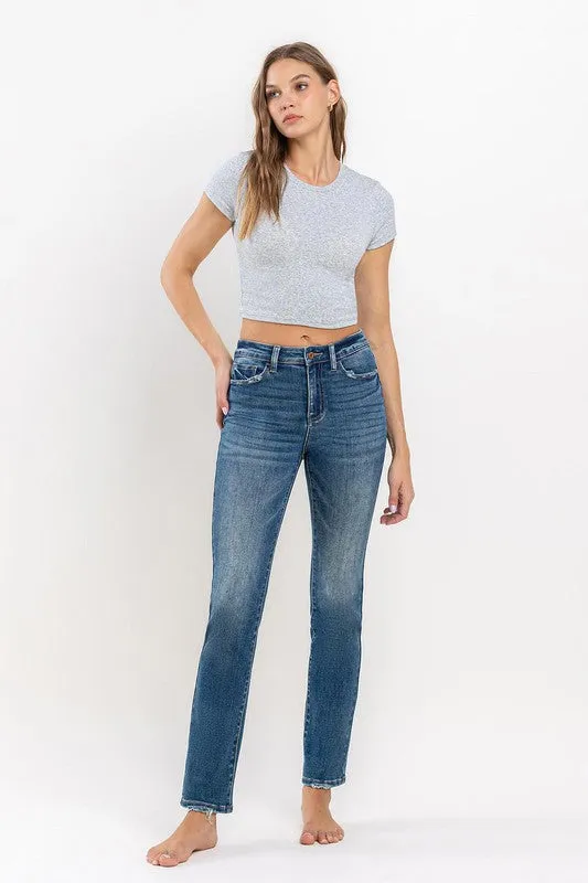 FINAL SALE ~ VERVET Jeanne Full Length Slim Straight Jean