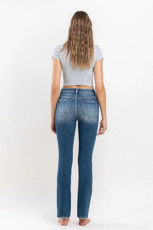 FINAL SALE ~ VERVET Jeanne Full Length Slim Straight Jean