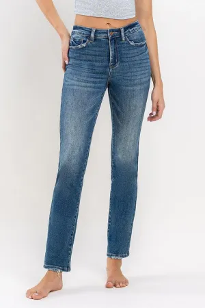FINAL SALE ~ VERVET Jeanne Full Length Slim Straight Jean