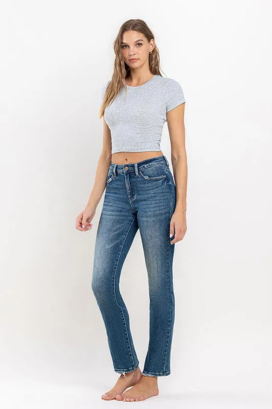 FINAL SALE ~ VERVET Jeanne Full Length Slim Straight Jean