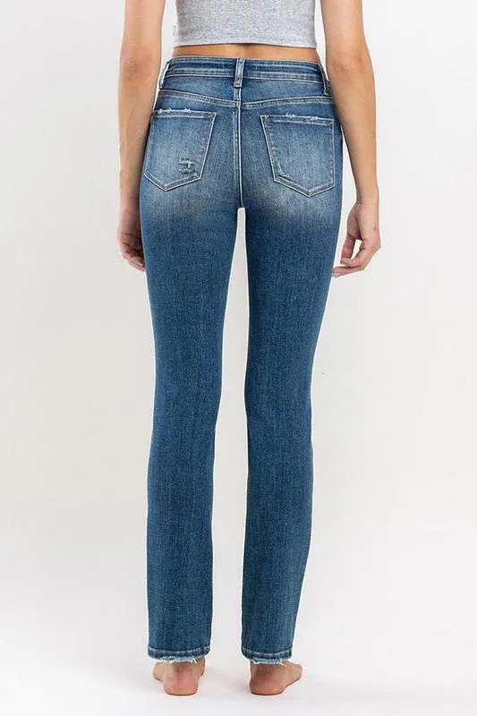 FINAL SALE ~ VERVET Jeanne Full Length Slim Straight Jean