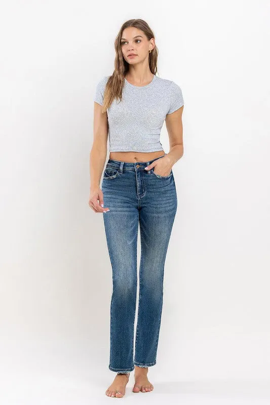 FINAL SALE ~ VERVET Jeanne Full Length Slim Straight Jean