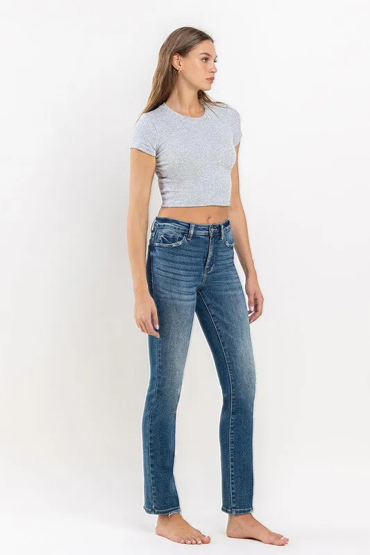 FINAL SALE ~ VERVET Jeanne Full Length Slim Straight Jean