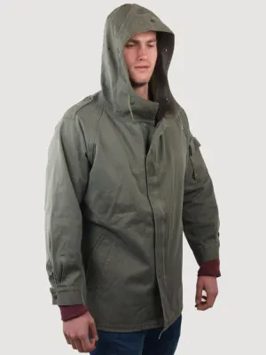 French Military - Olive Green Fleece Lined Parka - Grade 1