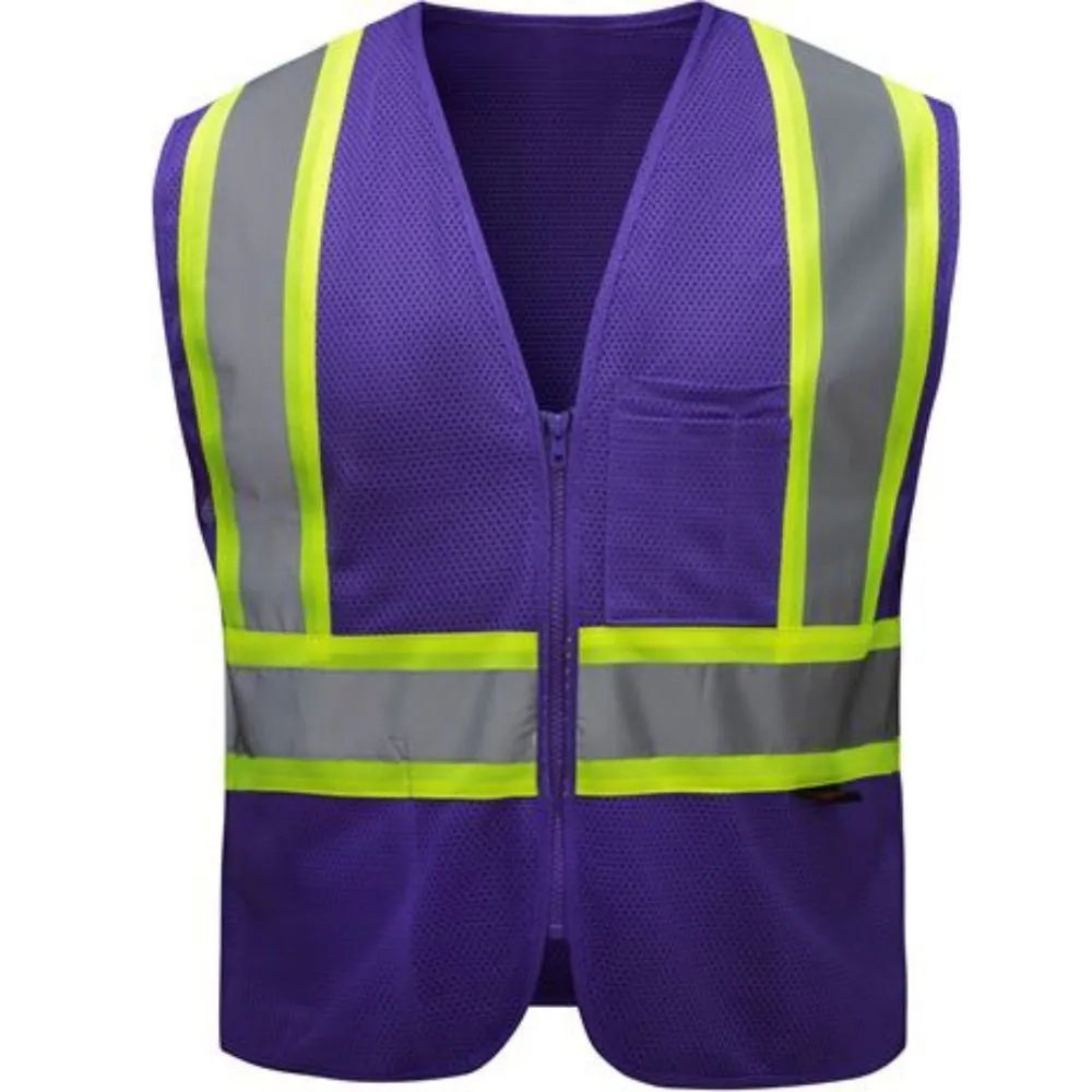 GSS 3137 Purple Enhanced Visibility Safety Vest