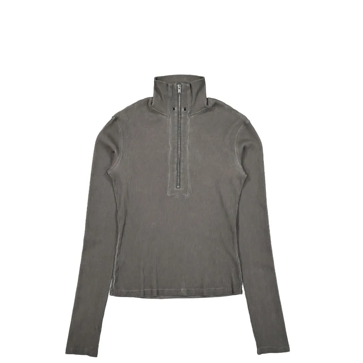 Half-Zip Ribbed Longsleeve