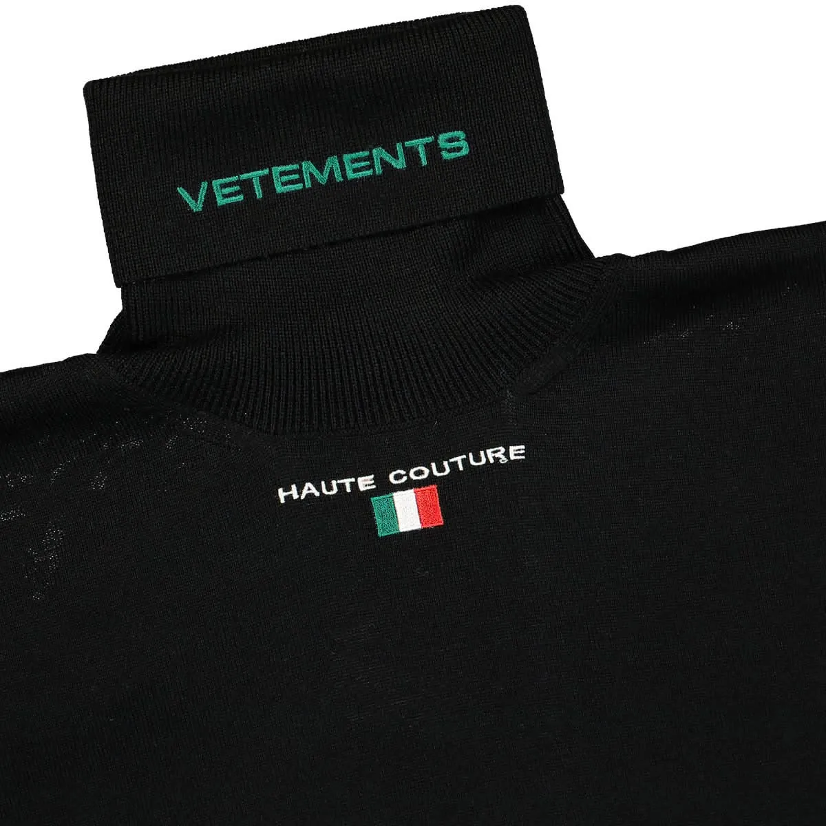 Haute Couture Logo Turtleneck