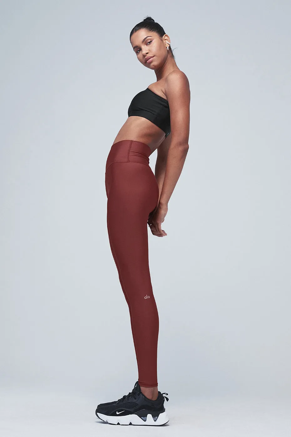 High-Waist Airlift Legging - Cranberry