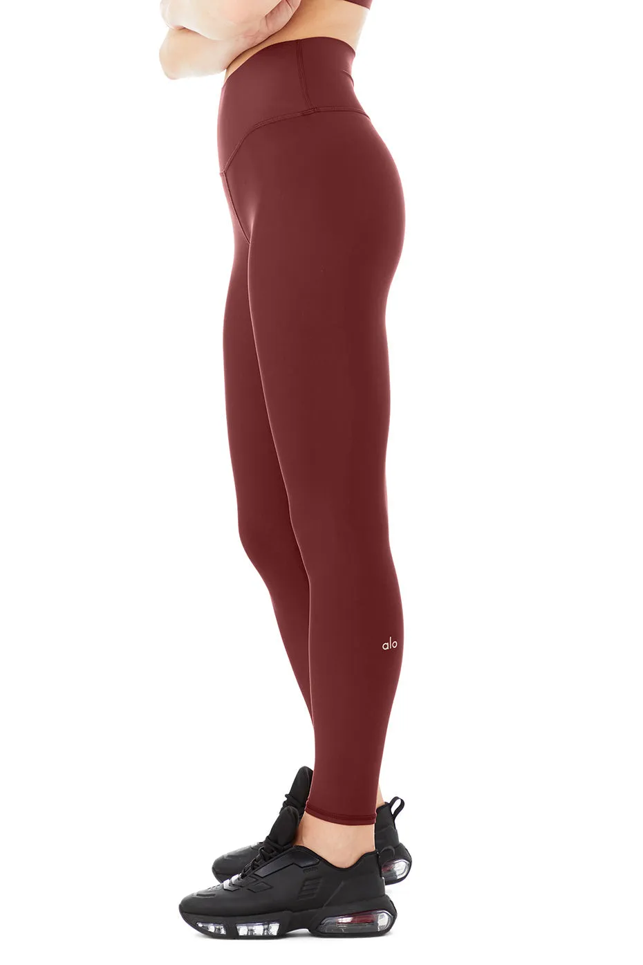 High-Waist Airlift Legging - Cranberry