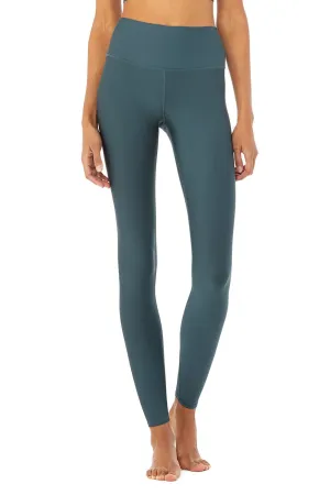 High-Waist Airlift Legging - Deep Jade