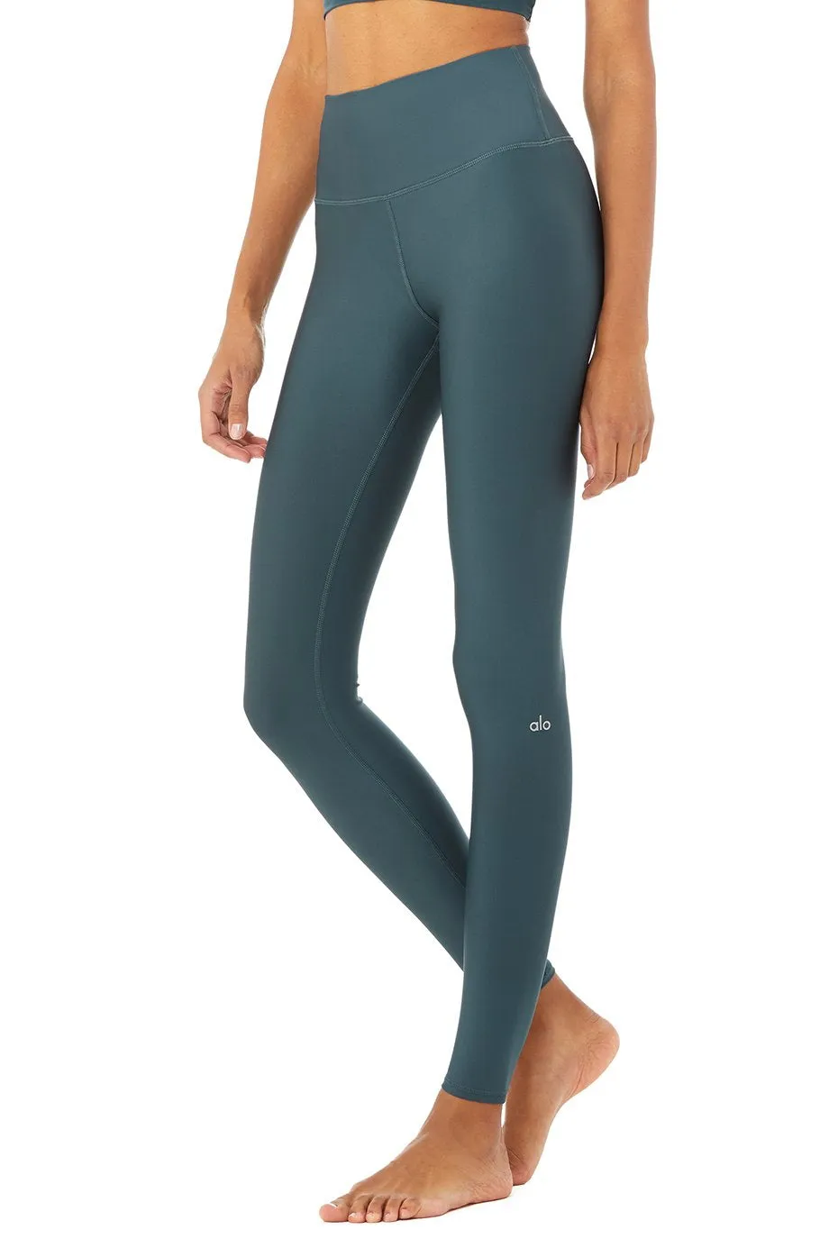 High-Waist Airlift Legging - Deep Jade
