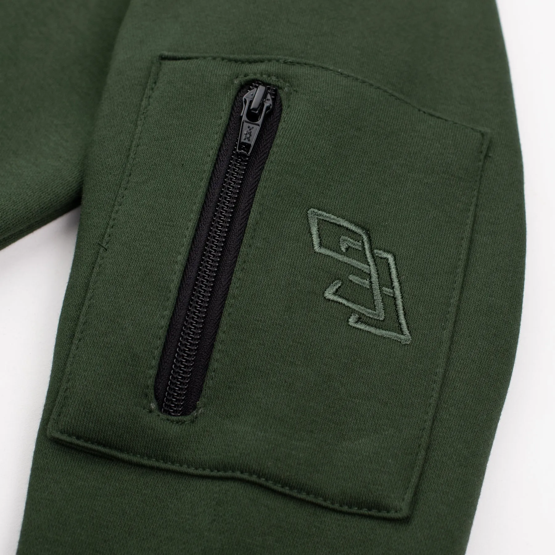 HYBRID Hoodie (Pearl Weave Integrated) - Olive