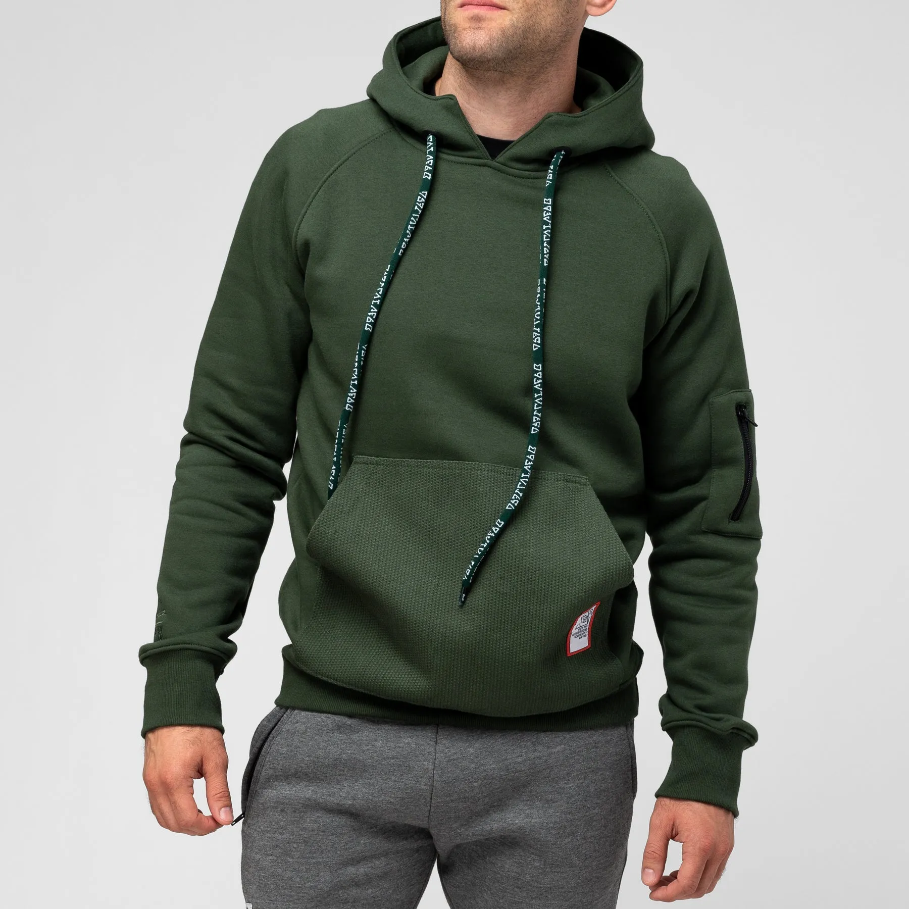 HYBRID Hoodie (Pearl Weave Integrated) - Olive