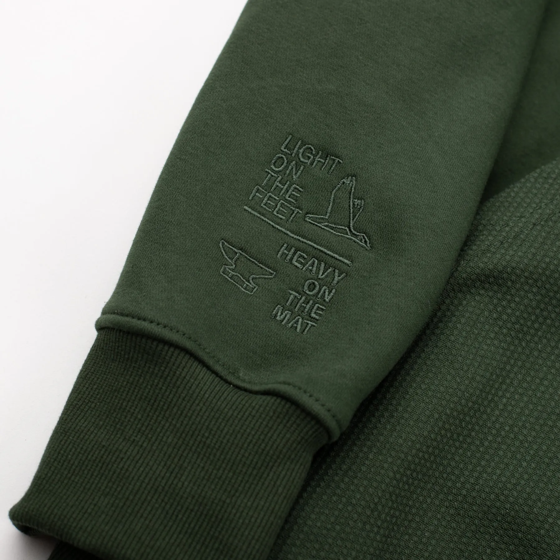 HYBRID Hoodie (Pearl Weave Integrated) - Olive