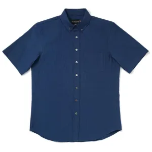 Indigo Seersucker S/S Shirt