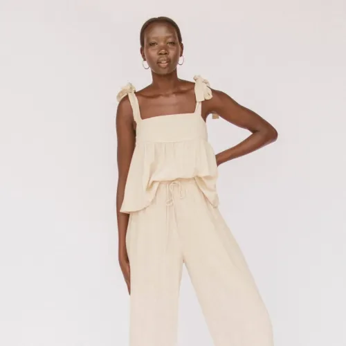 Lullaby Club Teresa Cami - Oat *FINAL SALE*