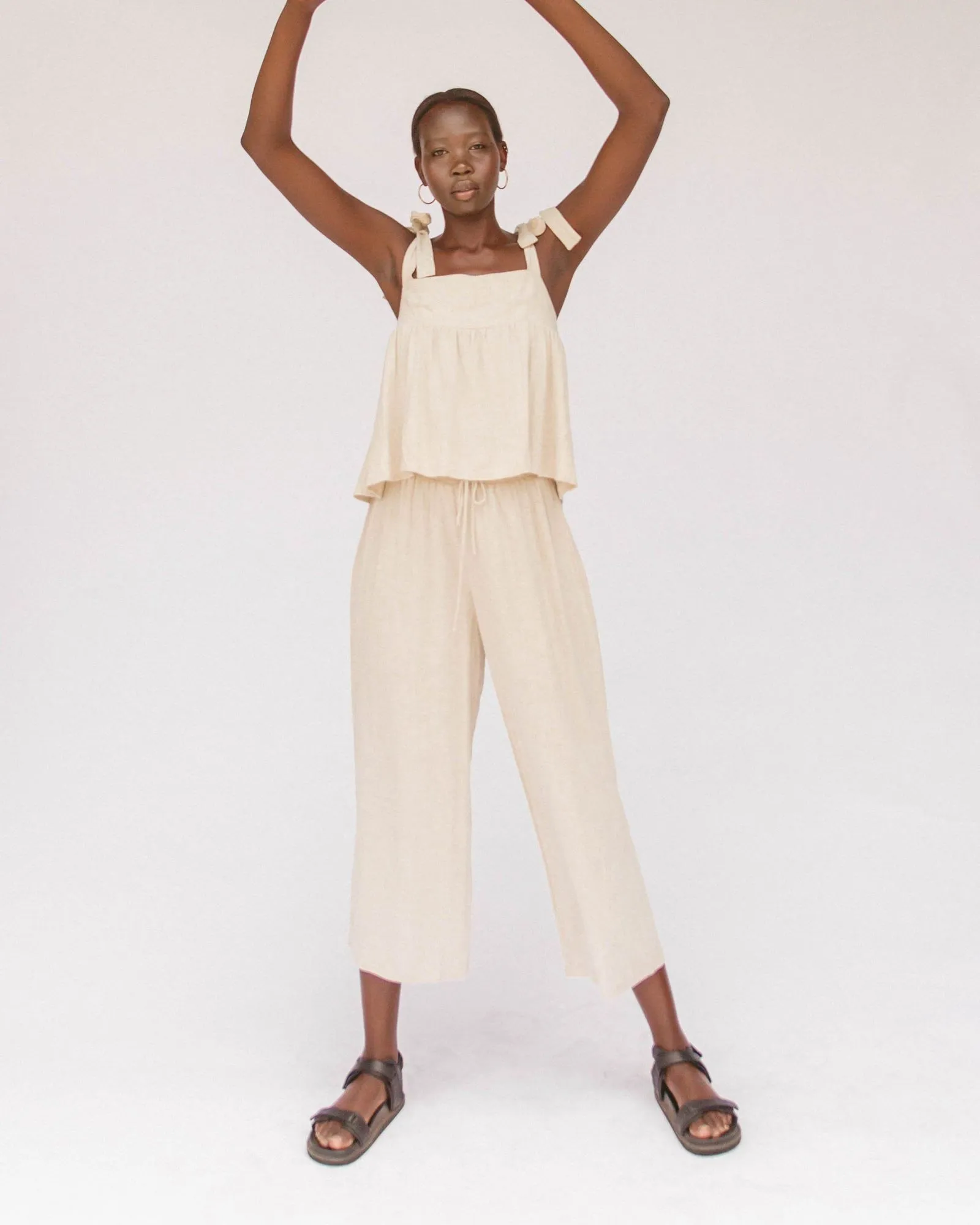 Lullaby Club Teresa Cami - Oat *FINAL SALE*