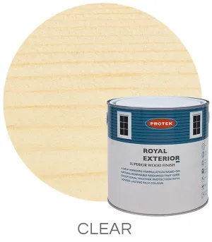 Protek Royal Exterior Wood Finish in Clear
