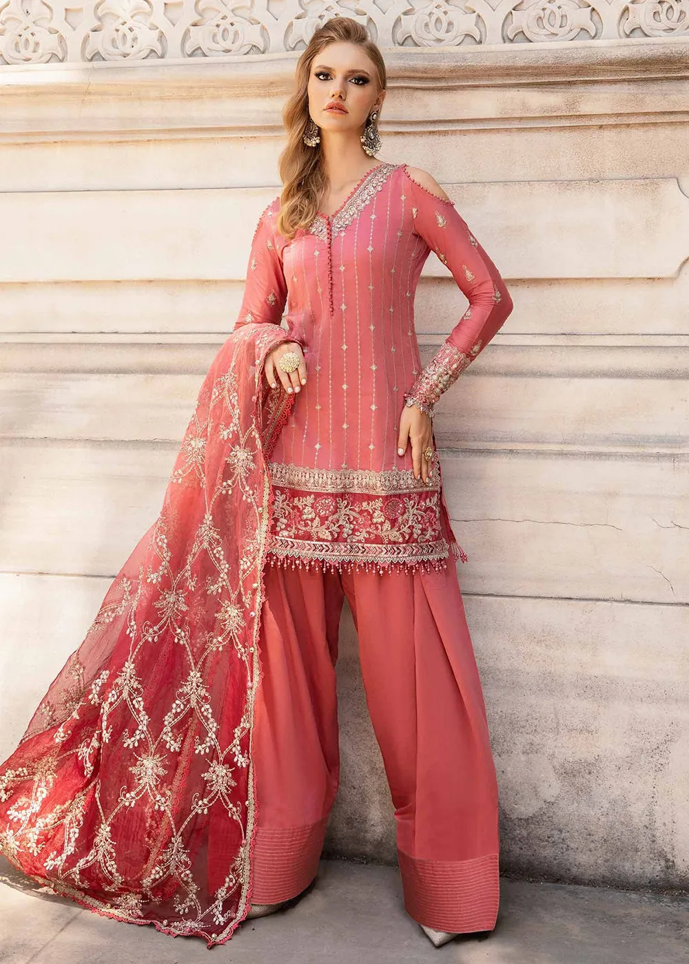 Unstitched Sateen Formals '24 by Maria B | CST-809