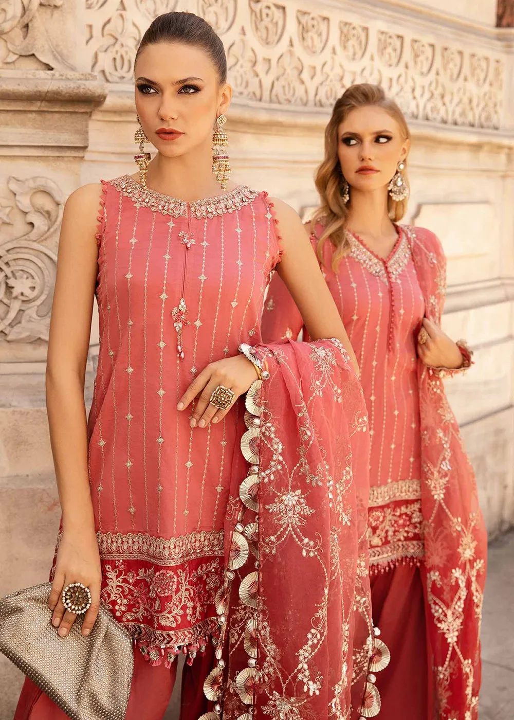 Unstitched Sateen Formals '24 by Maria B | CST-809