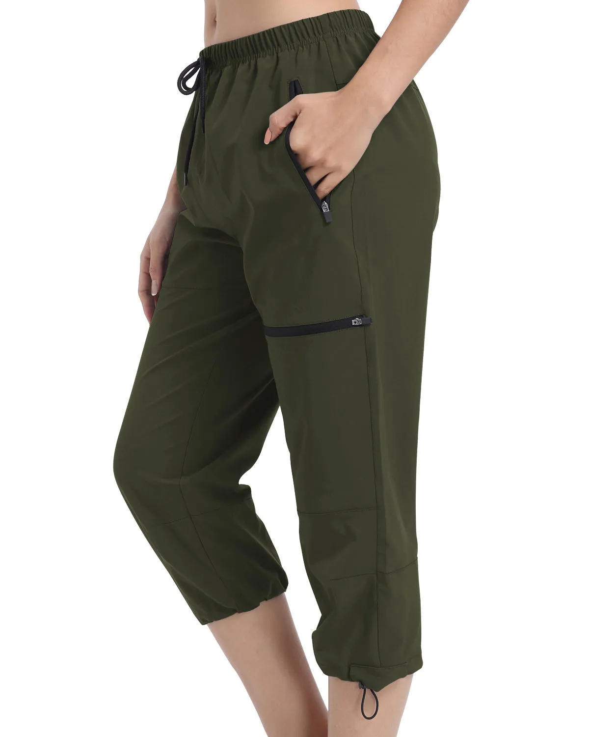 VAYAGER SPORTS Women's Outdoor Hiking Capris UPF 50  Capri Pants