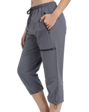 VAYAGER SPORTS Women's Outdoor Hiking Capris UPF 50  Capri Pants