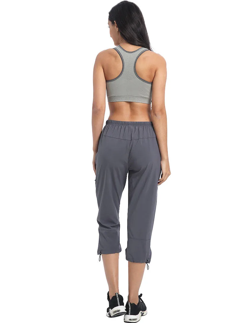 VAYAGER SPORTS Women's Outdoor Hiking Capris UPF 50  Capri Pants
