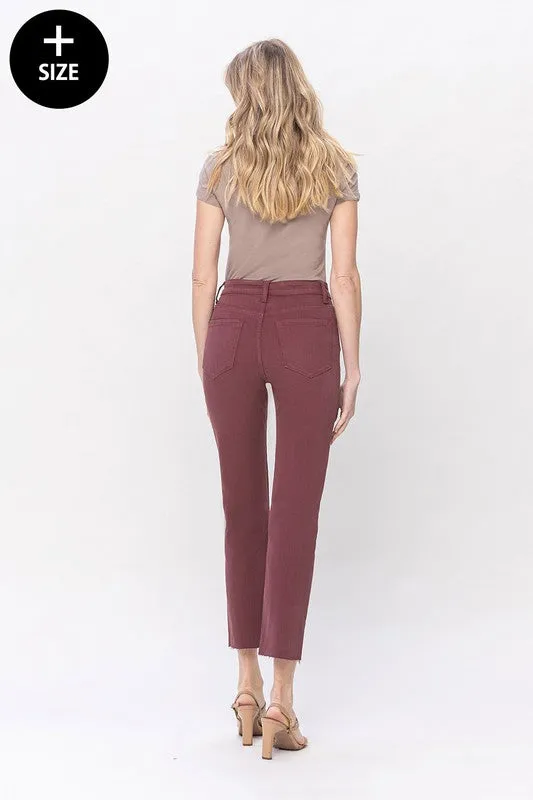 VERVET Jeanne Slim Straight Jean (Plus)