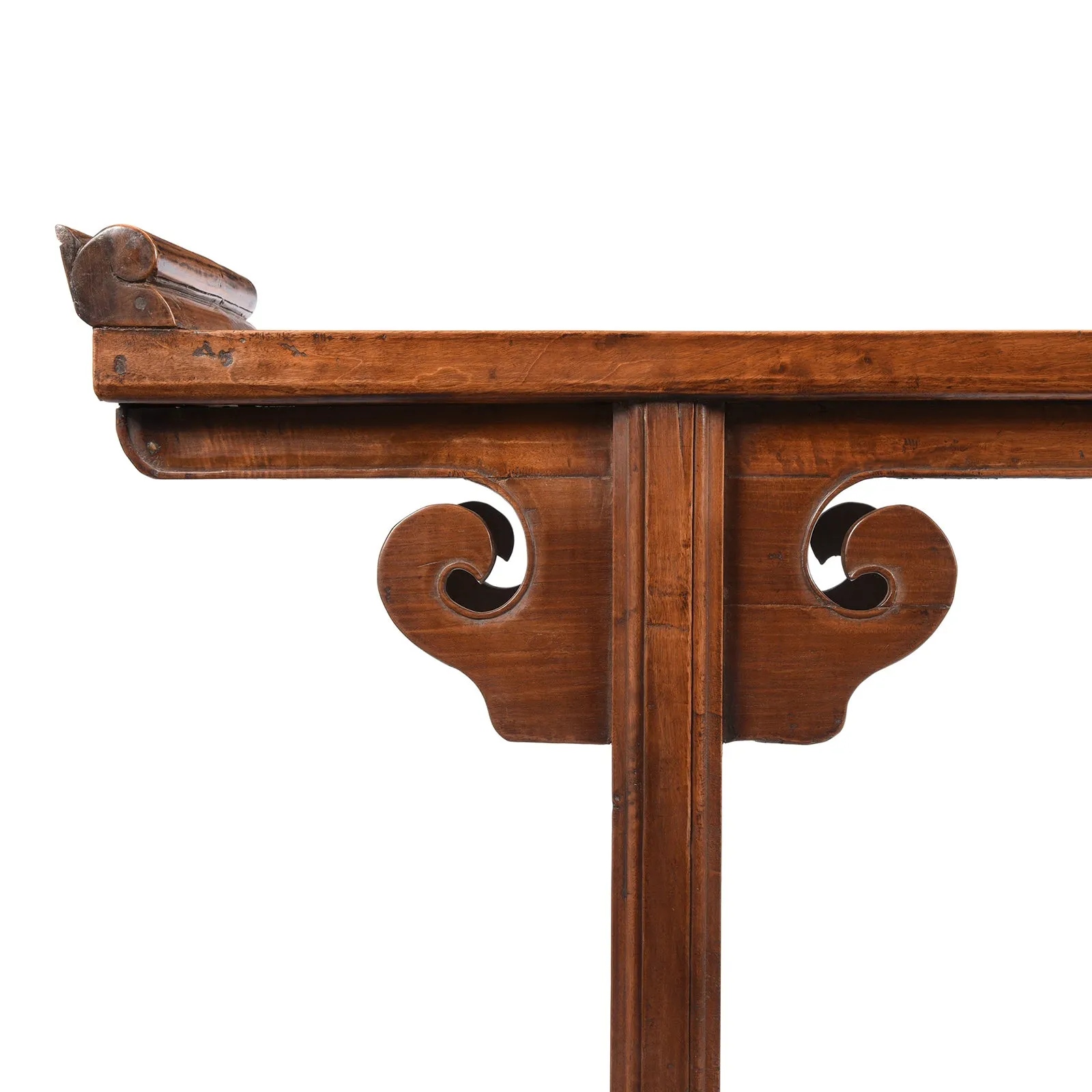 Walnut Chinese Altar Table From Gansu Province - 19thC