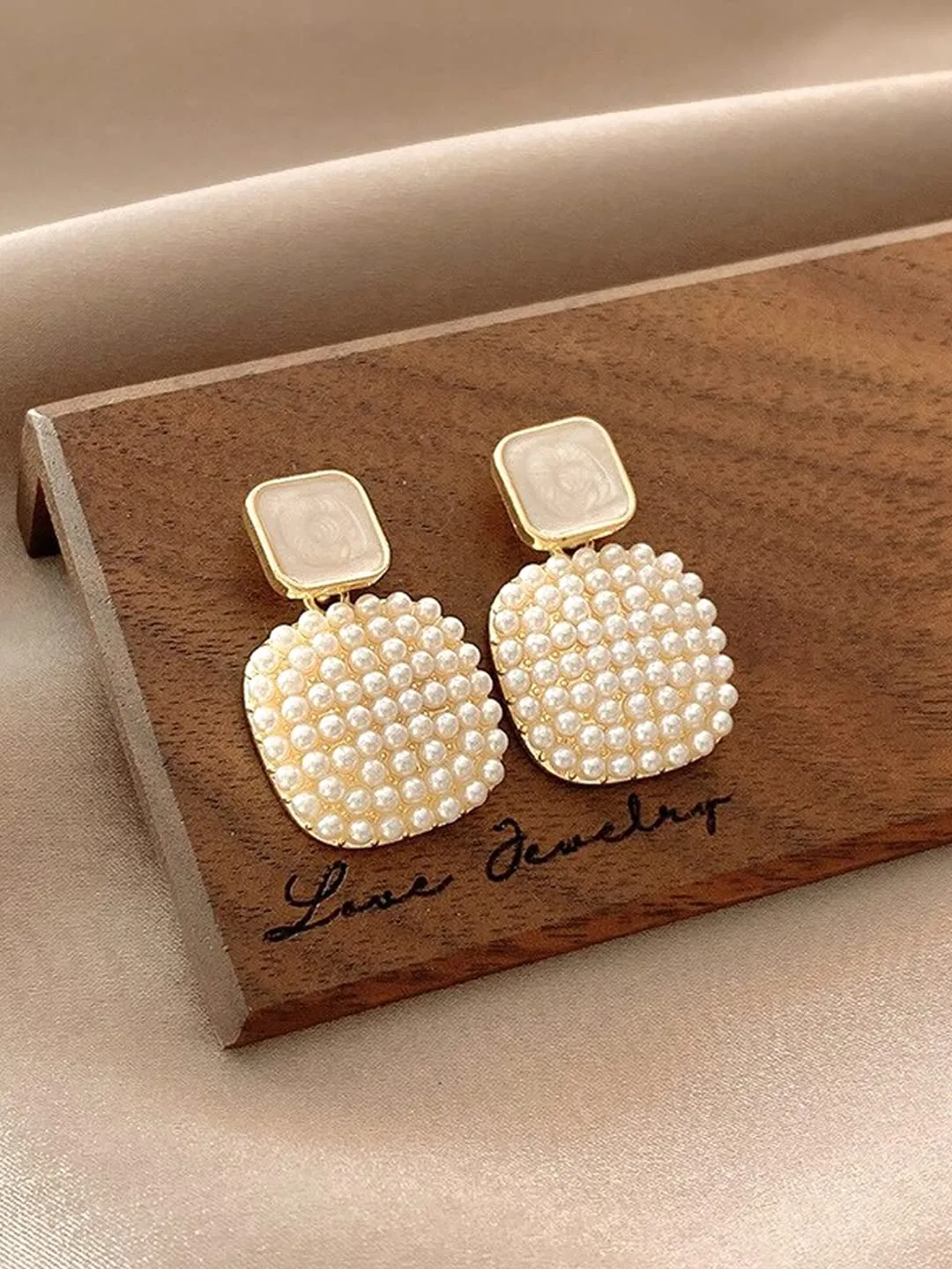 Yellow Chimes Earrings For Women Gold Tone Layered Round Shaped Crystal Stud Drop Earrings For Women and Girls